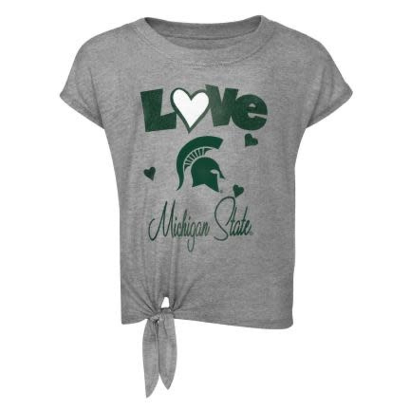 NCAA Michigan State University  Youth 2 Pc Top & Leggings Forever Love