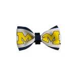 Michigan Wolverines Pet Bow