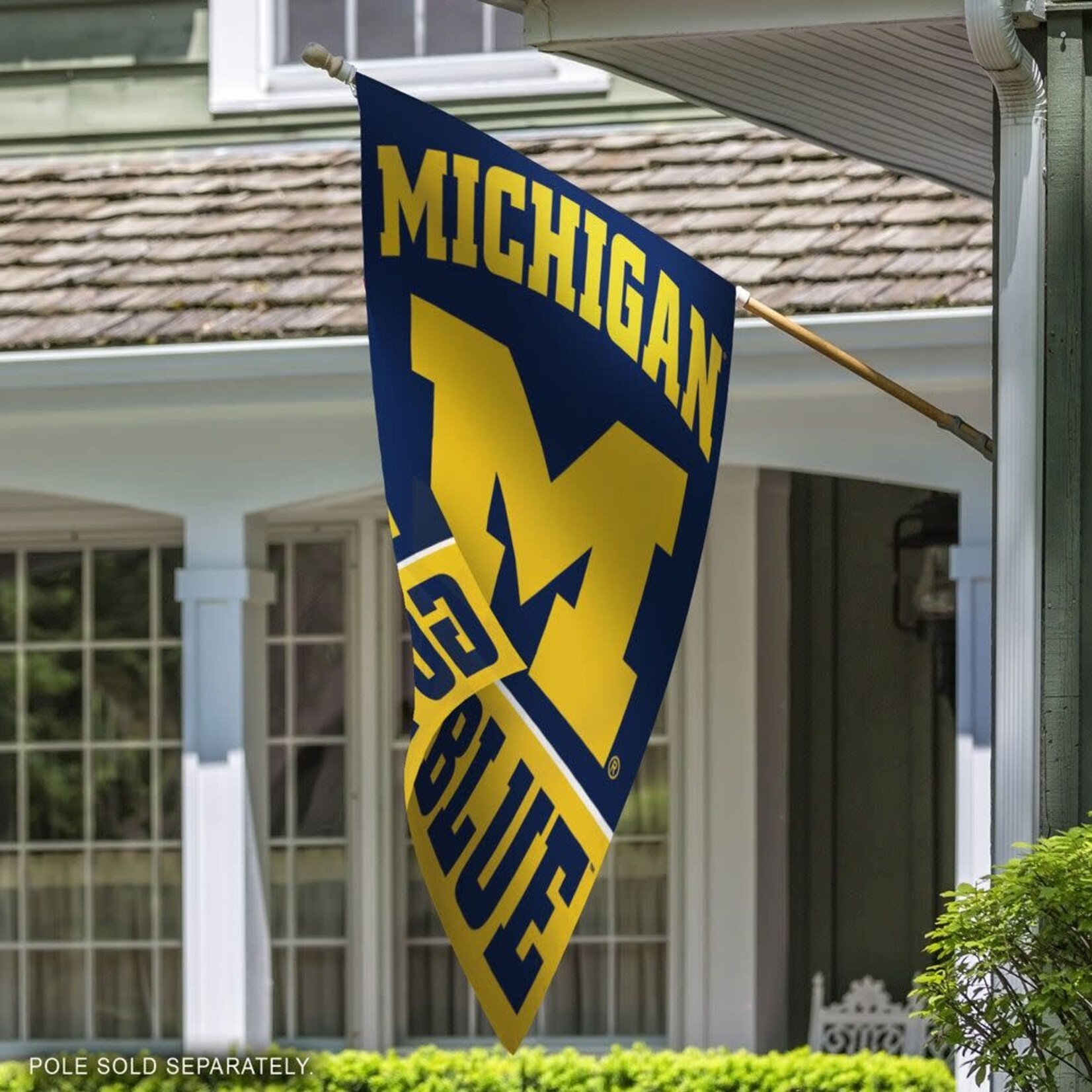 Wincraft NCAA Michigan Wolverines Banner 28''x40'' Go Blue Slogan Vertical