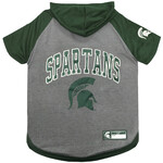 Pets First Inc Michigan State Spartans Pet Hoodie Tee