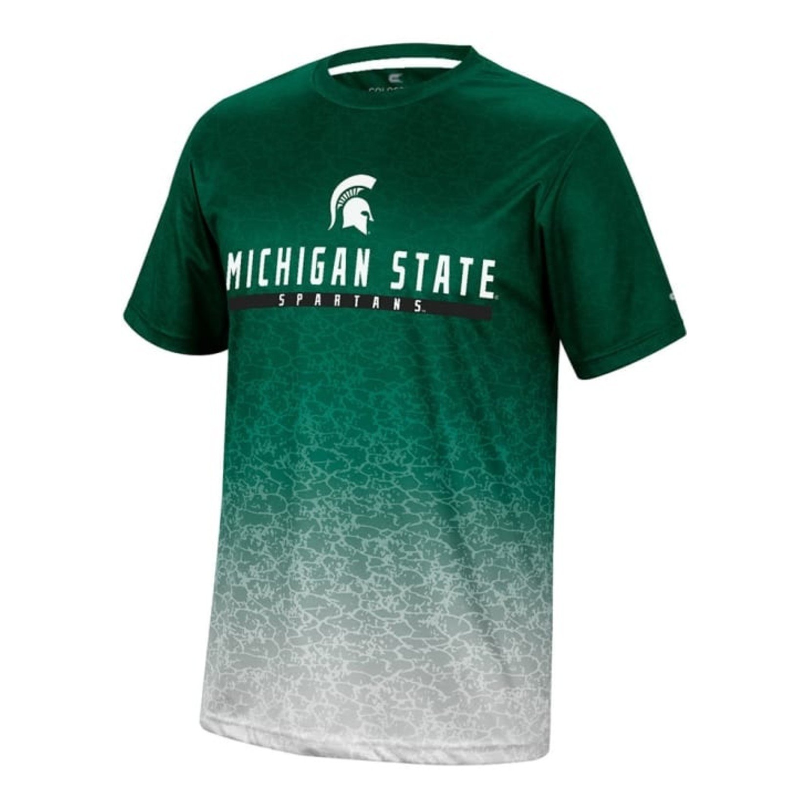 Colosseum Athletics NCAA Michigan State University  Mens Shirt Tee Short Sleeve Walter