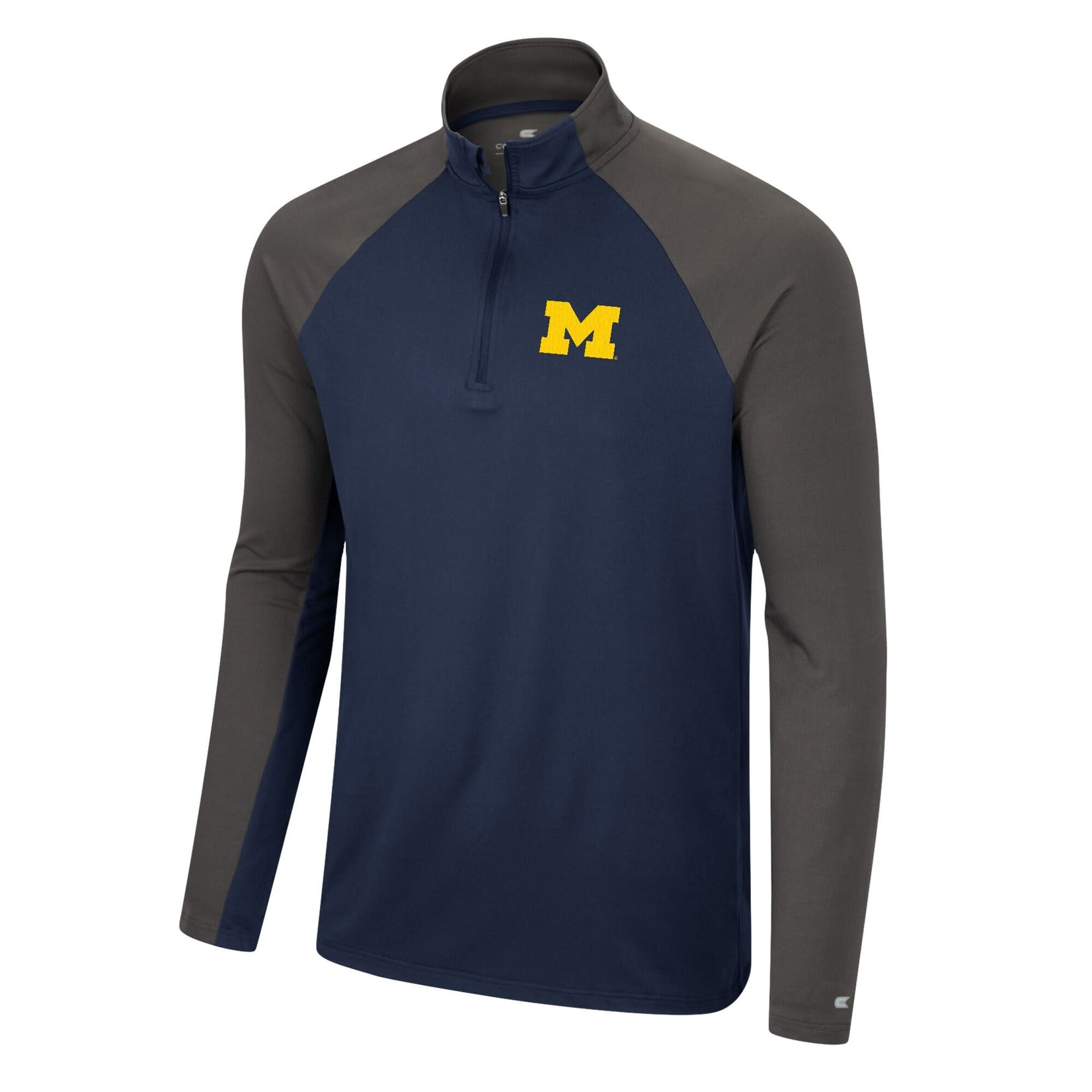 Colosseum Athletics NCAA Michigan Wolverines Two Yutes Raglan Quarter-Zip Windshirt