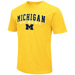 Colosseum Athletics Michigan Wolverines Maize Promo T-Shirt