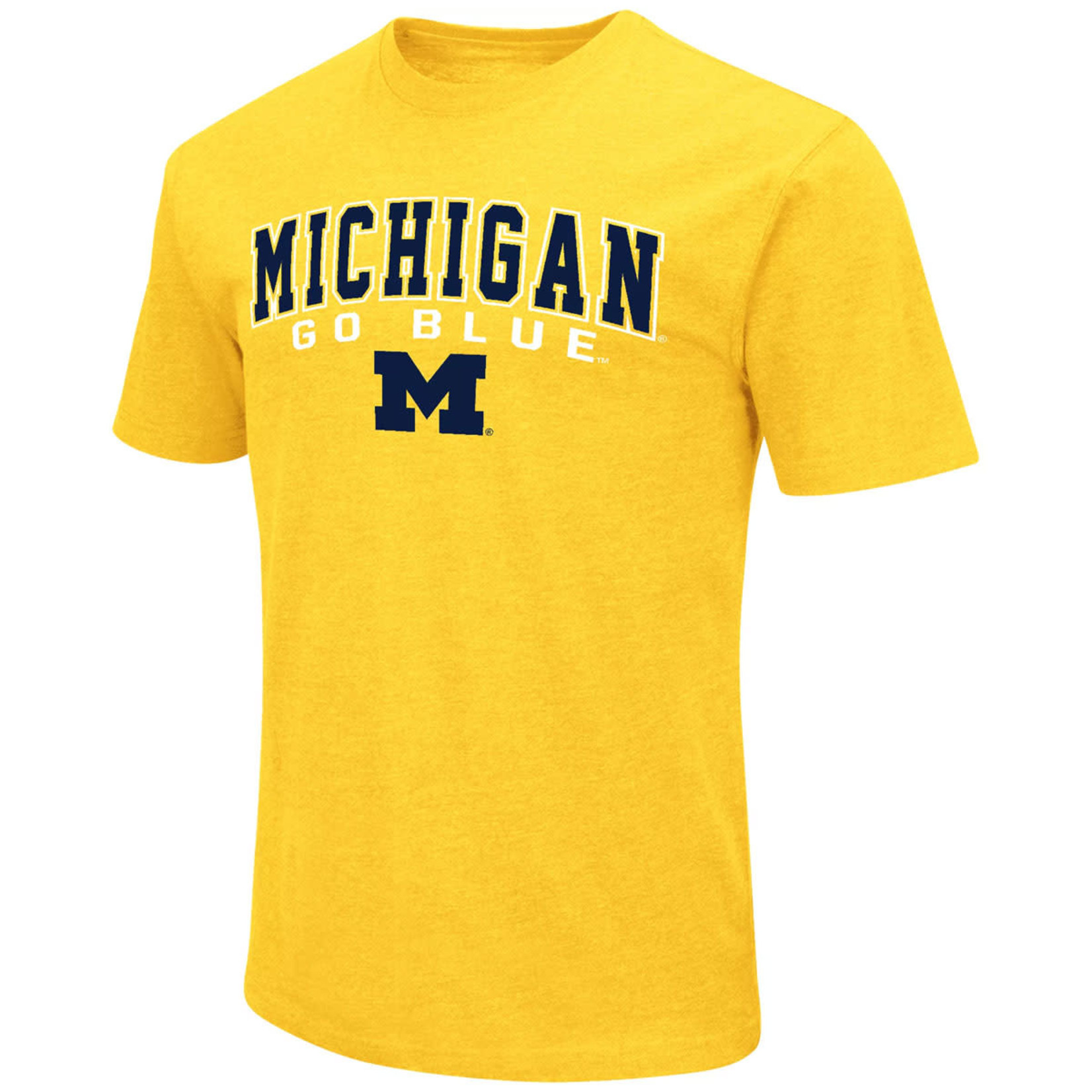 Colosseum Athletics NCAA Michigan Wolverines Maize Promo T-Shirt