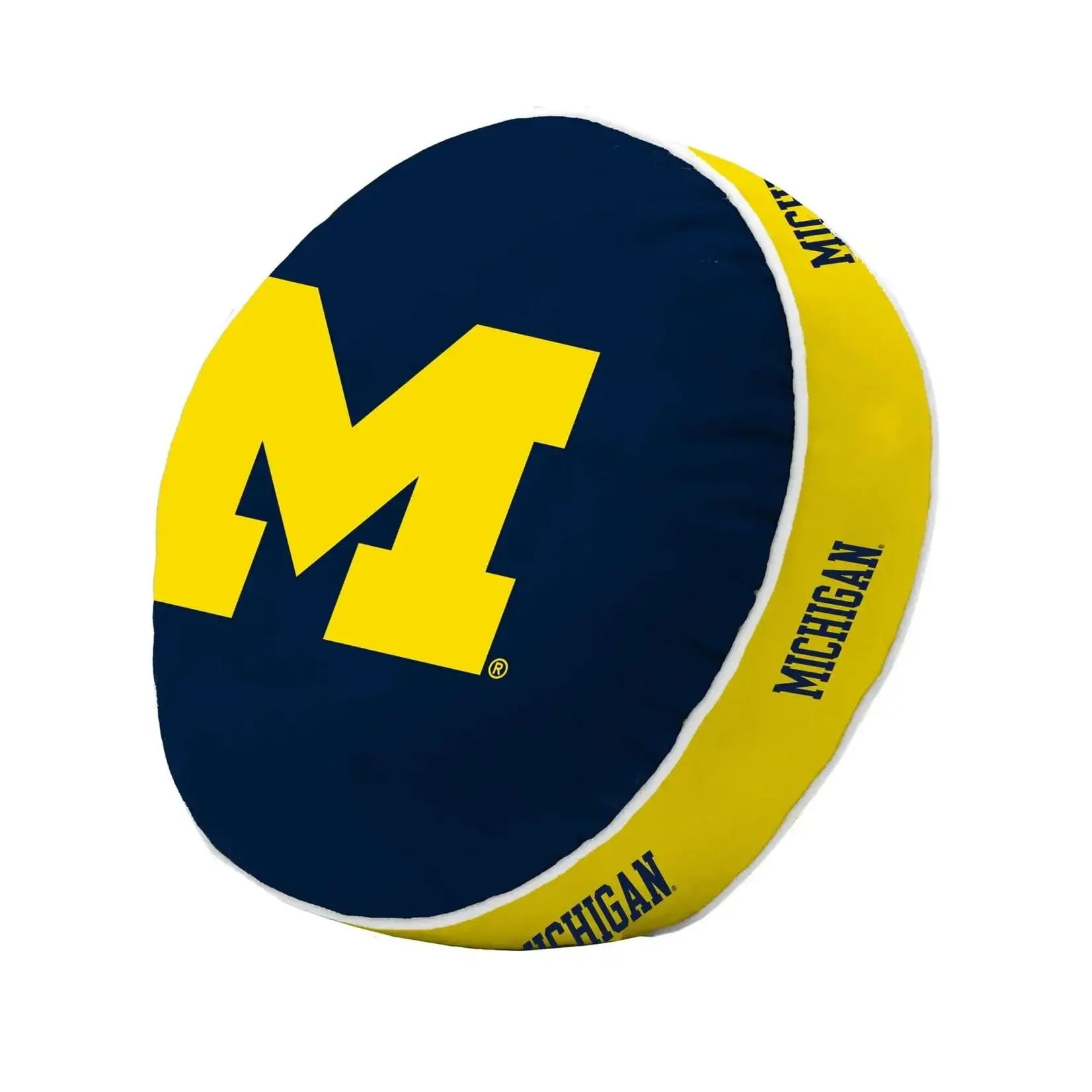 Logo Brands NCAA University of Michigan Wolverines Pillow Puff Pillow