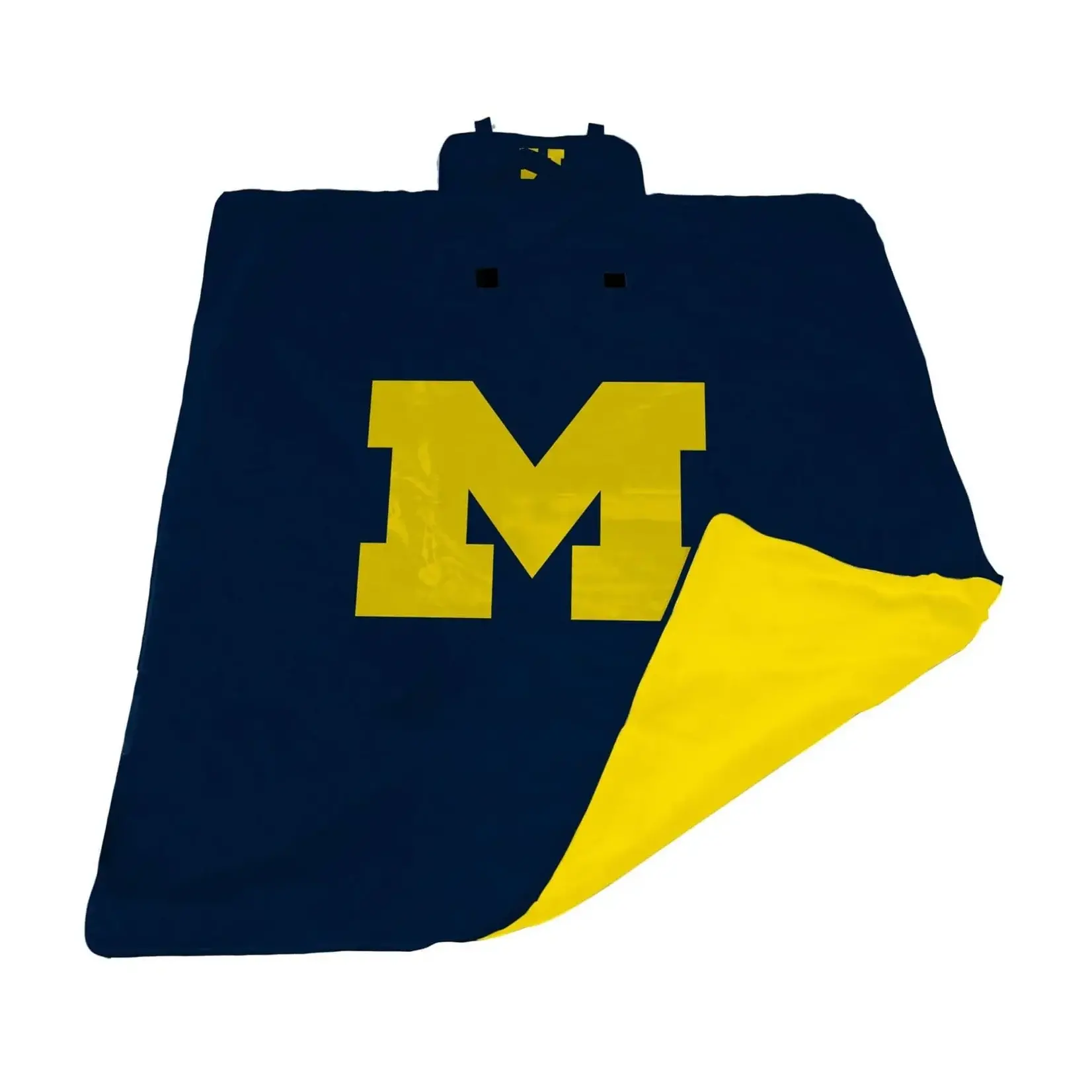 Logo Brands NCAA University of Michigan Wolverines All Weather Outdoor Blanket XL