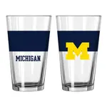 Logo Brands Michigan Wolverines classic 16 oz. Pint Glass