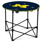 Logo Brands Michigan Wolverines Round Table - Navy