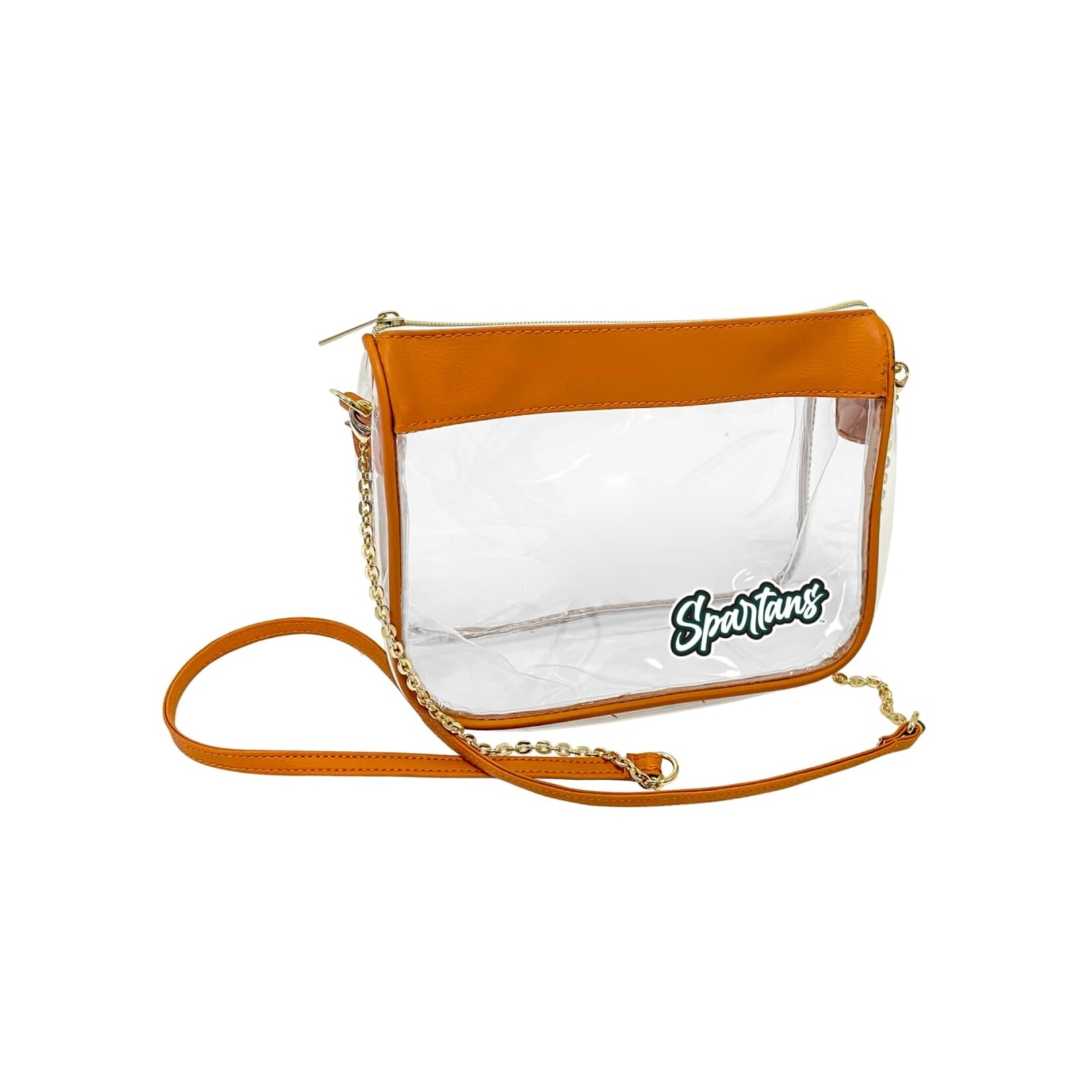 Logo Brands NCAA Michigan State University Hype Clear Bag