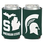 Wincraft Michigan State 12oz State Shape Can Cooler
