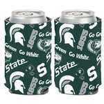 Wincraft Michigan State 12oz Scatter print Can Cooler