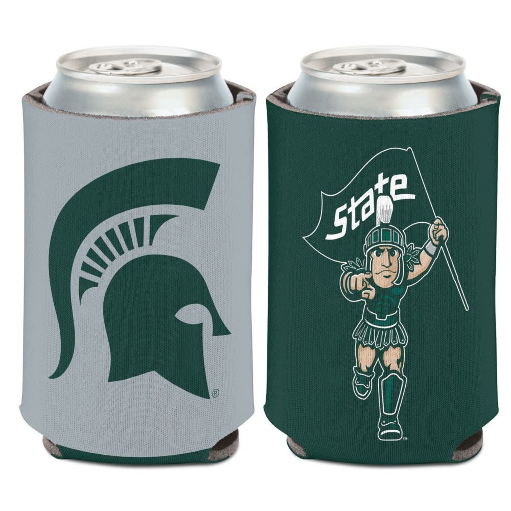 Wincraft NCAA Michigan State Spartans 12oz Mascot Can Cooler.