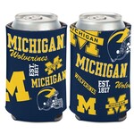 Wincraft Michigan Wolverines 12oz Scatter print Can Cooler