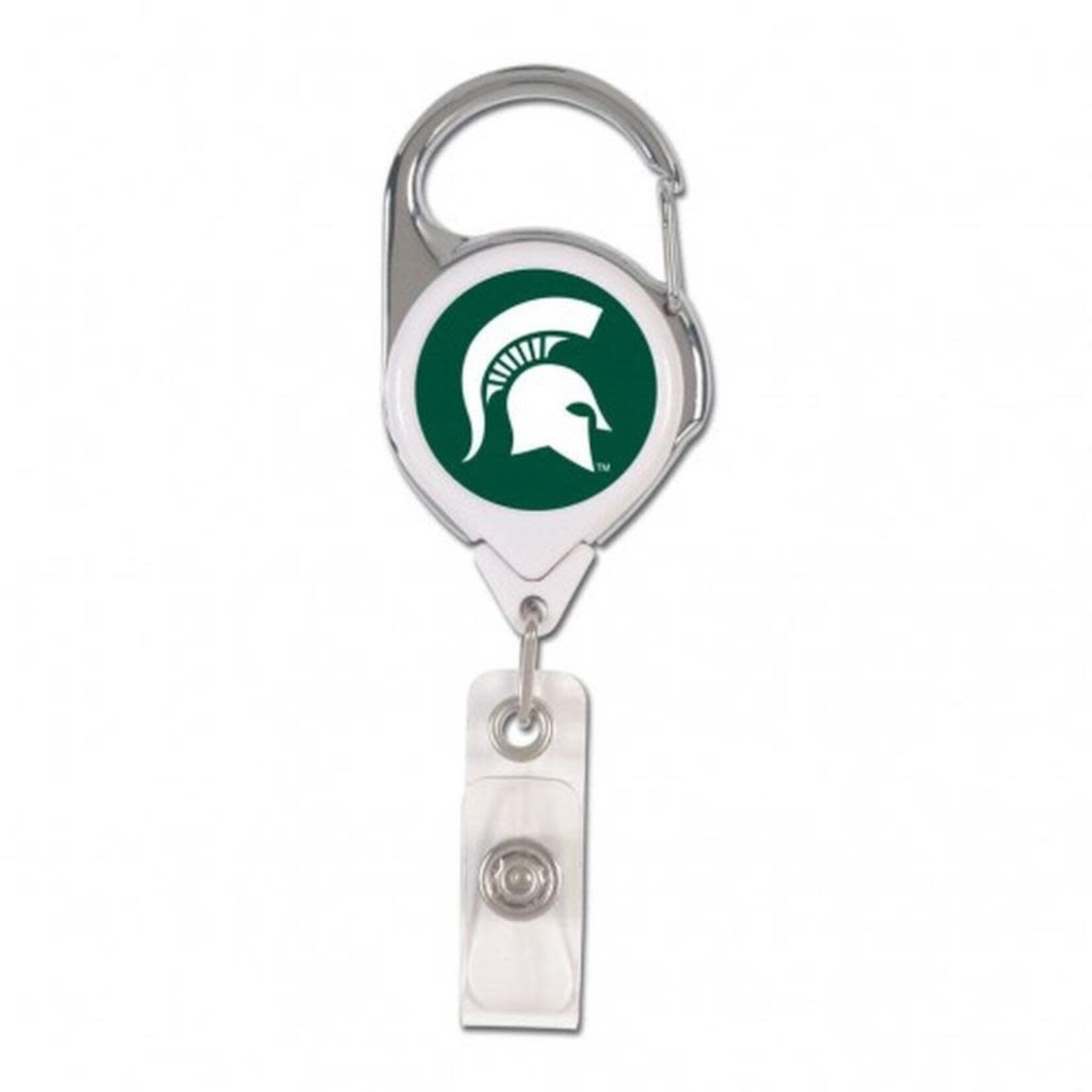 Wincraft NCAA Michigan State Spartans Retract 2 Sided Prem Badge Holder