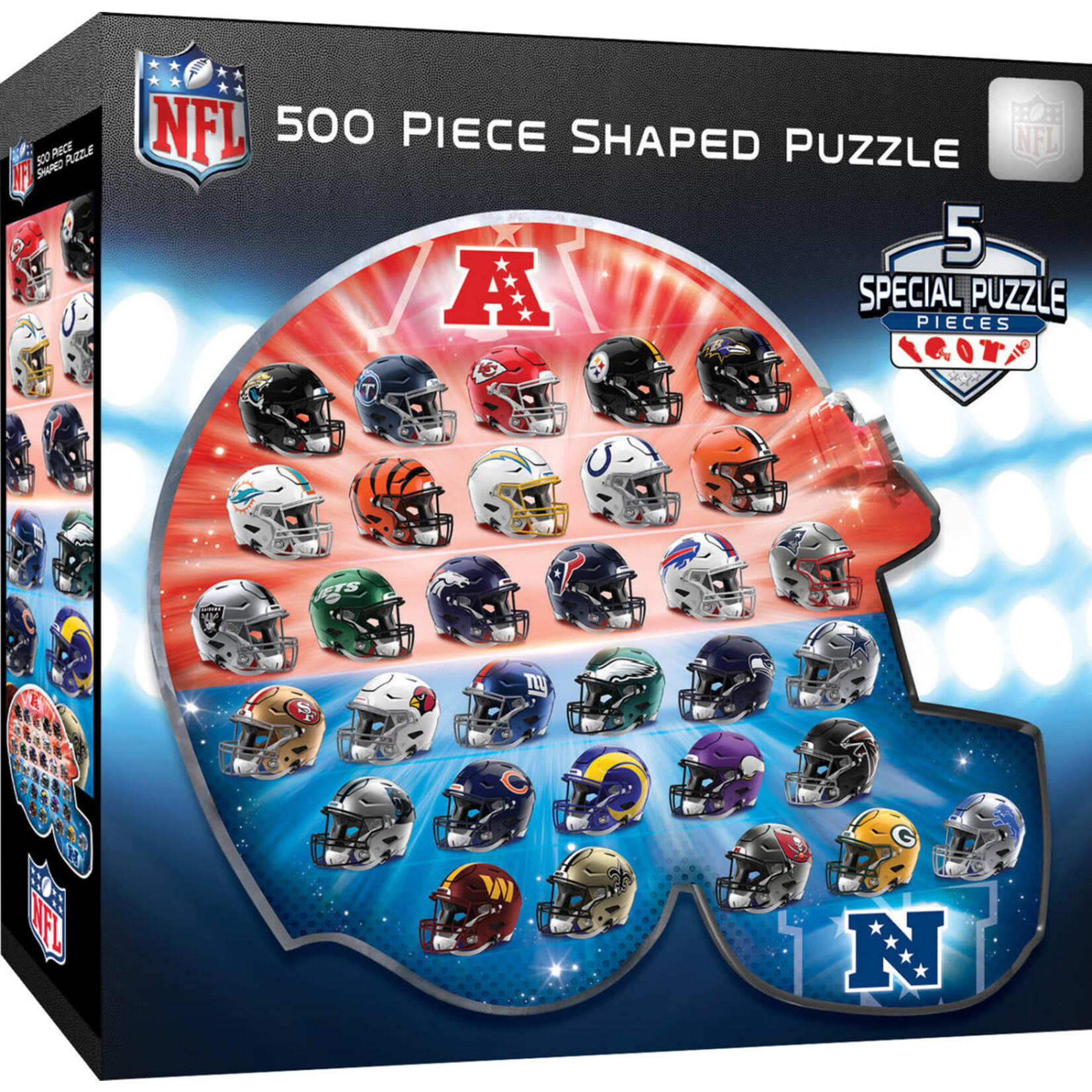 MasterPieces NFL 500 Piece Shaped Helmet Puzzle