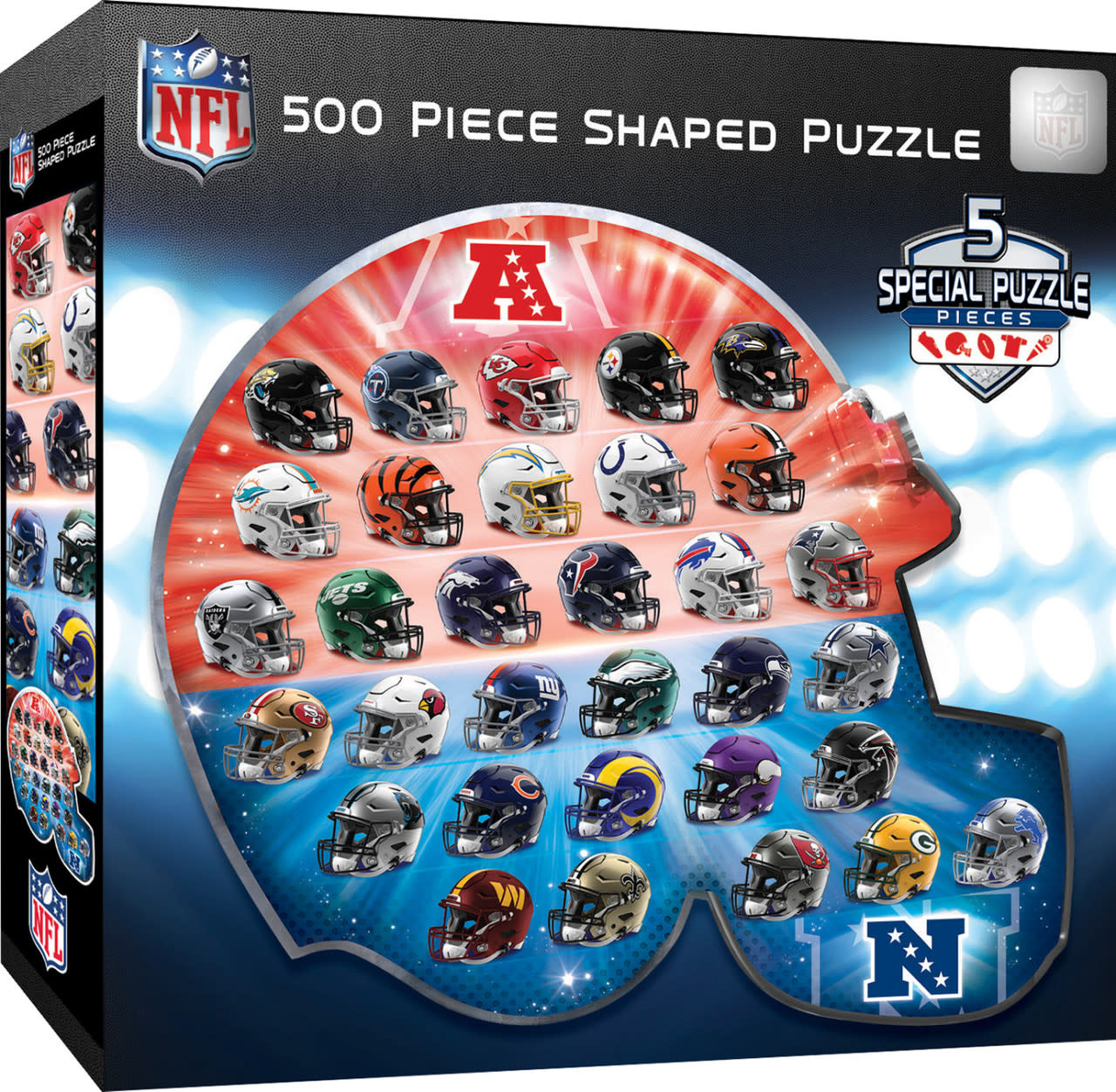 NFL - 500 Piece Shaped Helmet Puzzle