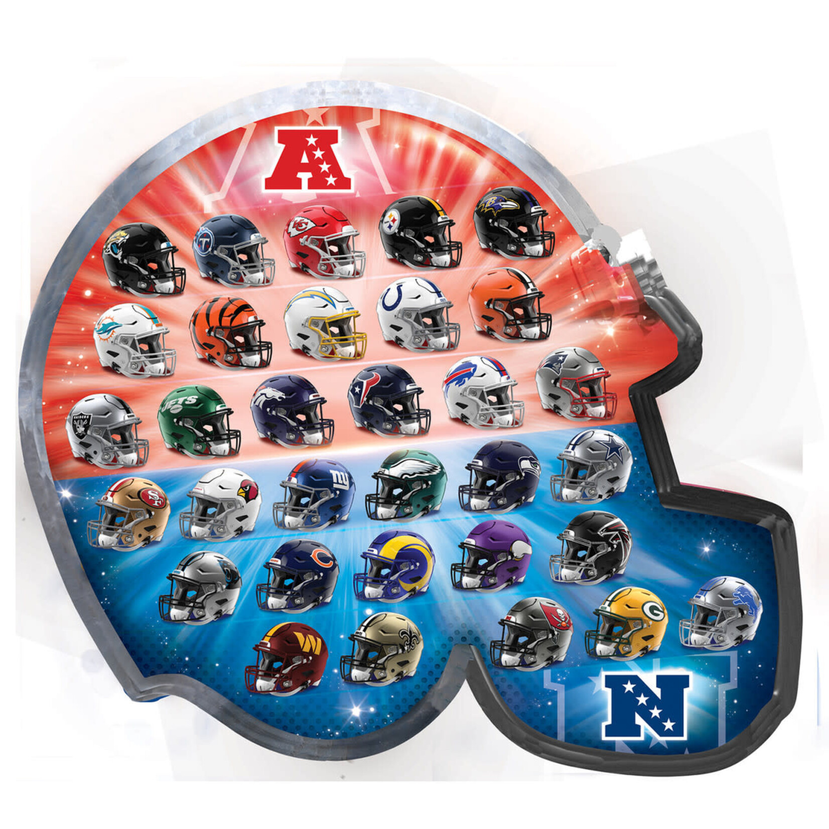 MasterPieces NFL 500 Piece Shaped Helmet Puzzle