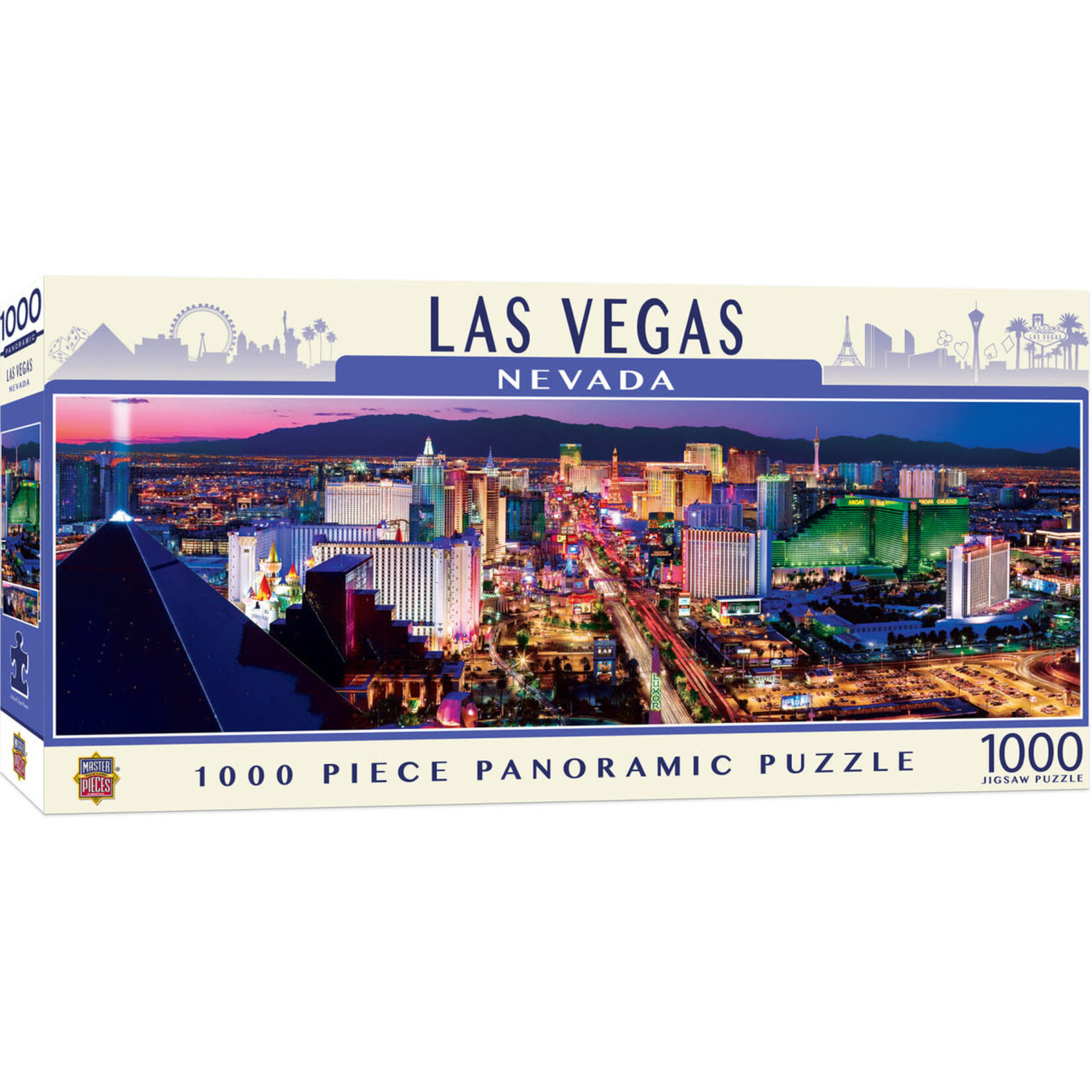 MasterPieces American Vista Panoramic - Las Vegas 1000 Piece Puzzle