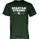 Blue 84 Michigan State Spartans Spartan Strong T-Shirt - Green