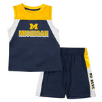 Colosseum Athletics Michigan Wolverines Toddler Ozone Tank Top & Shorts Set