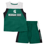 Colosseum Athletics Michigan State University Toddler Boys' Ozone Tank & Short Set