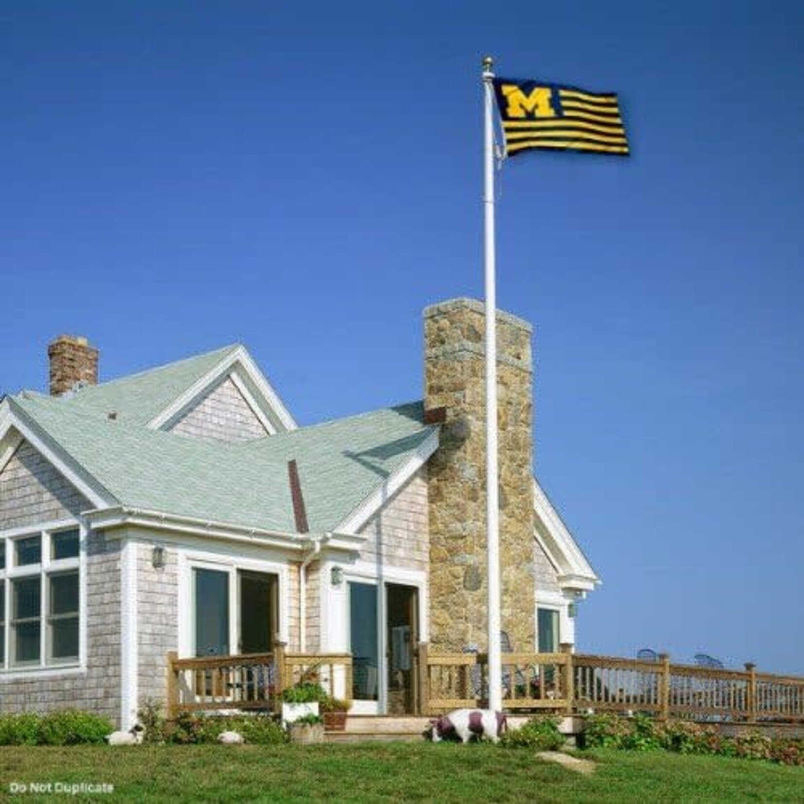Sewing Concepts NCAA University of Michigan Wolverines Stars and Stripes Nation Flag 3' x 5'