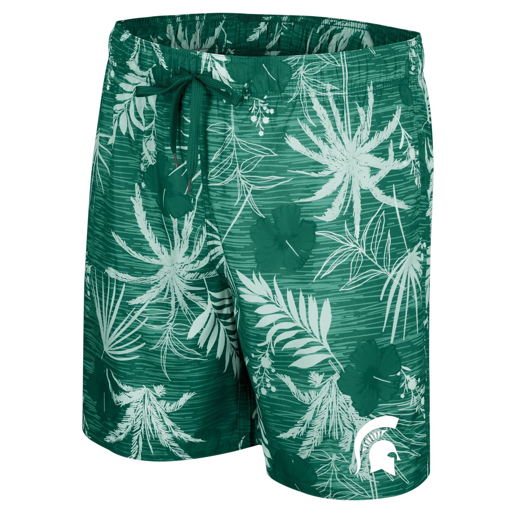 Colosseum Athletics NCAA Michigan State University Spartans What Else is New Swim Shorts