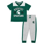Colosseum Athletics Michigan State University Toddler Boys' Ka-Boot-It Jersey and Pants Set