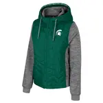 Colosseum Athletics Michigan State Spartans Women's Puffer Gracie Jacket