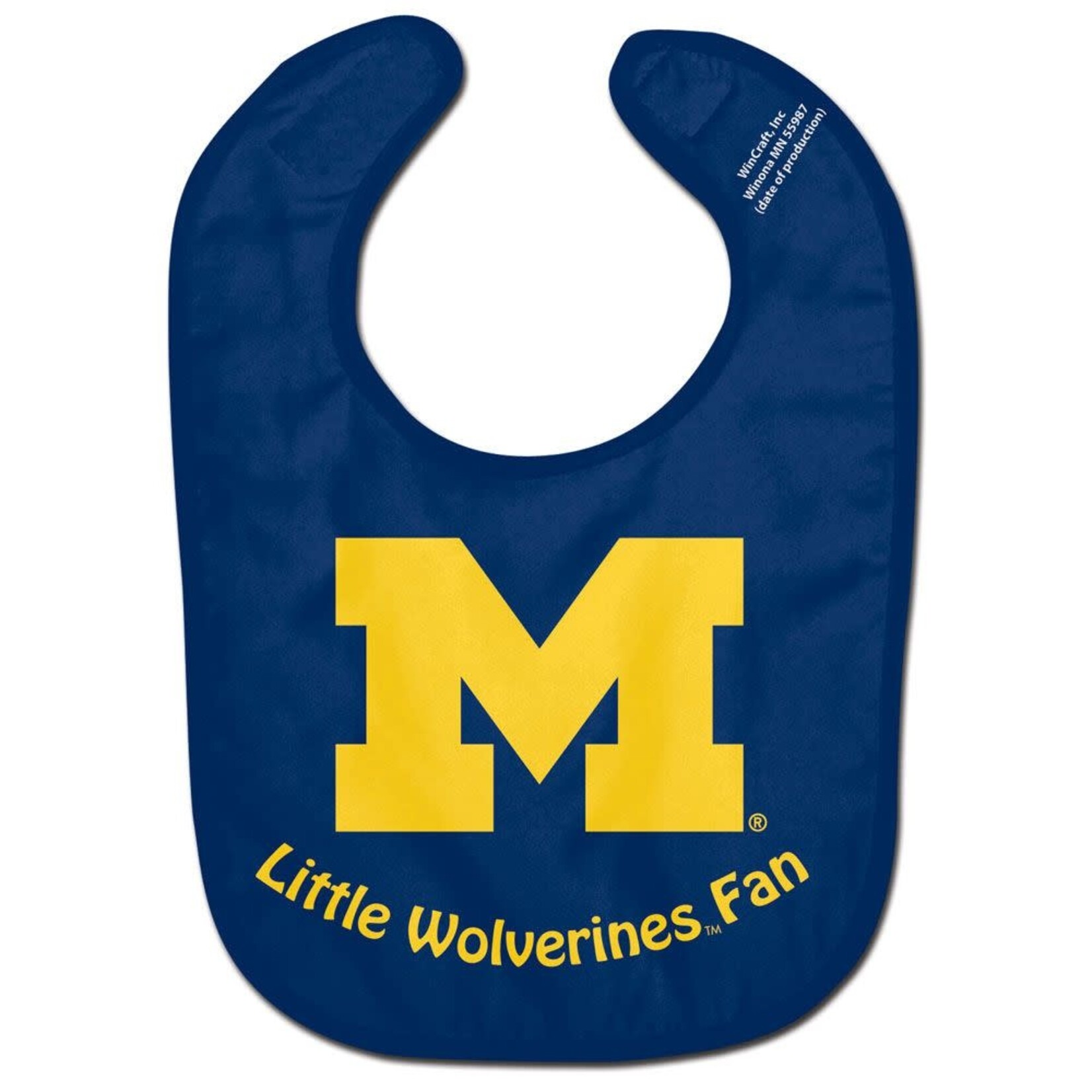 Wincraft NCAA University of Michigan Wolverines All Pro Baby Bib Little Wolverines Fan