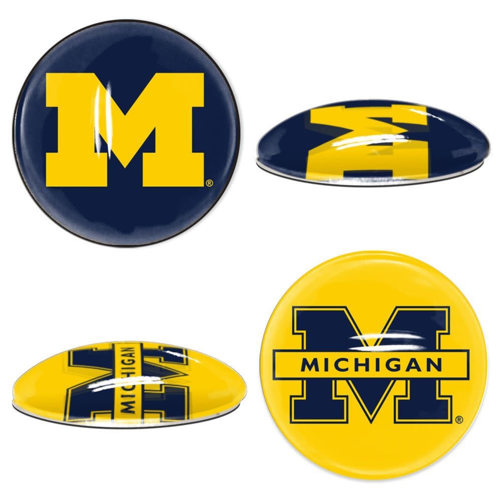 Wincraft NCAA Michigan Wolverines Magnet Sport Dots 2Pk