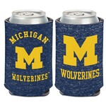 Wincraft Michigan Wolverines Can Cooler 12 oz Heathered