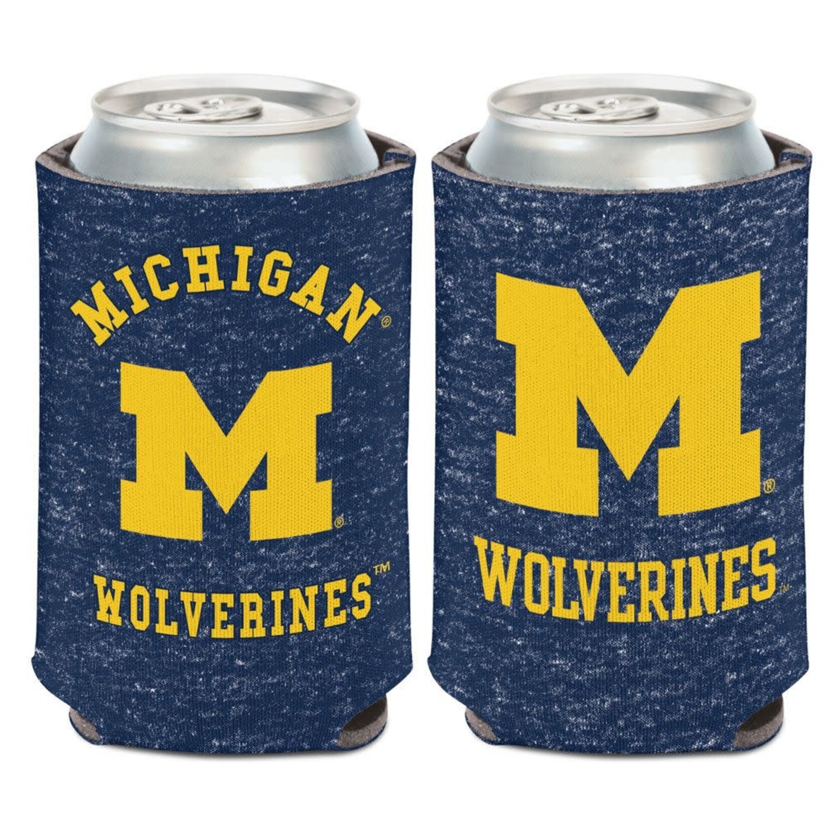 Wincraft NCAA Michigan Wolverines Can Cooler 12 oz Heathered