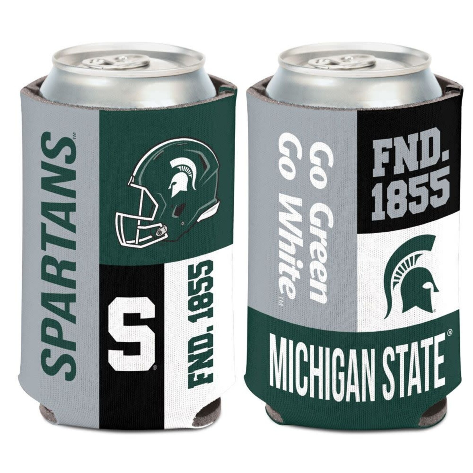 Wincraft MSU Can Cooler 12 oz Color Block