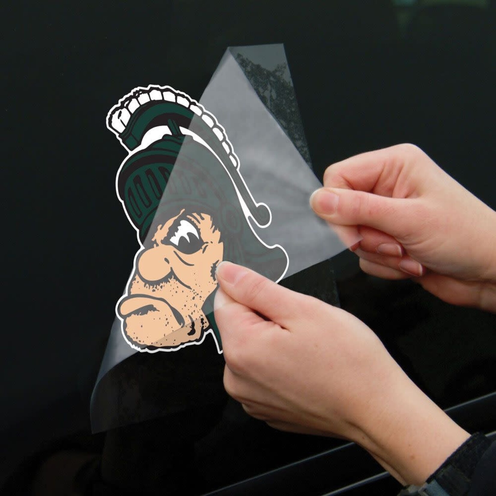 Wincraft NCAA Michigan State Spartans Perfect Cut Decal 8''x8'' College Vault Gruff