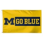 Wincraft Michigan Wolverines Flag 3' x 5' Yellow Go Blue