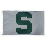 Wincraft Michigan State Spartans Flag 3' x 5' Deluxe Grey