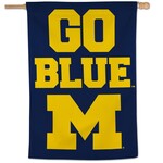 Wincraft Michigan Wolverines Banner Go Blue Vertical Flag 28" x 40"