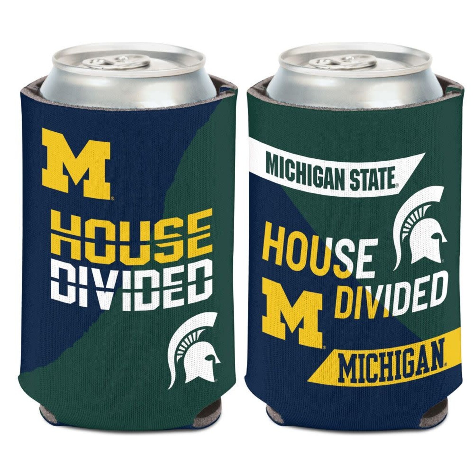 Wincraft House Divided Can Cooler Michigan Wolverines / Michigan State Spartans