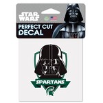 Wincraft Michigan State Spartans Perfect Cut Decal 4''x4'' Star Wars Darth Vader Spartans