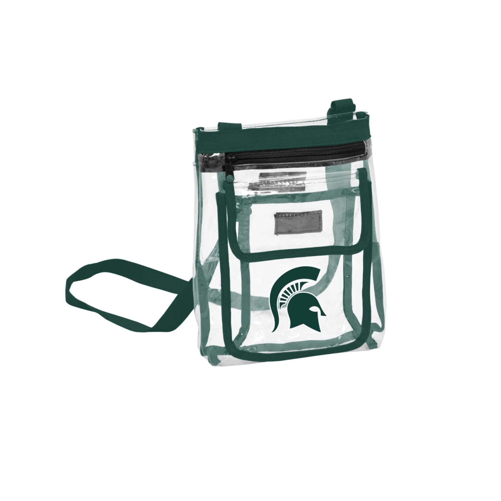 Logo Brands Michigan State Spartans Gameday Clear Crossbody Bag