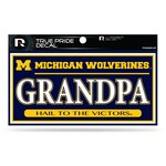 Rico Michigan Wolverines Grandpa Pride Decal 3'' x 6''