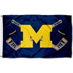 Sewing Concepts Michigan Wolverines Hockey Flag 3' x 5' with Grommets