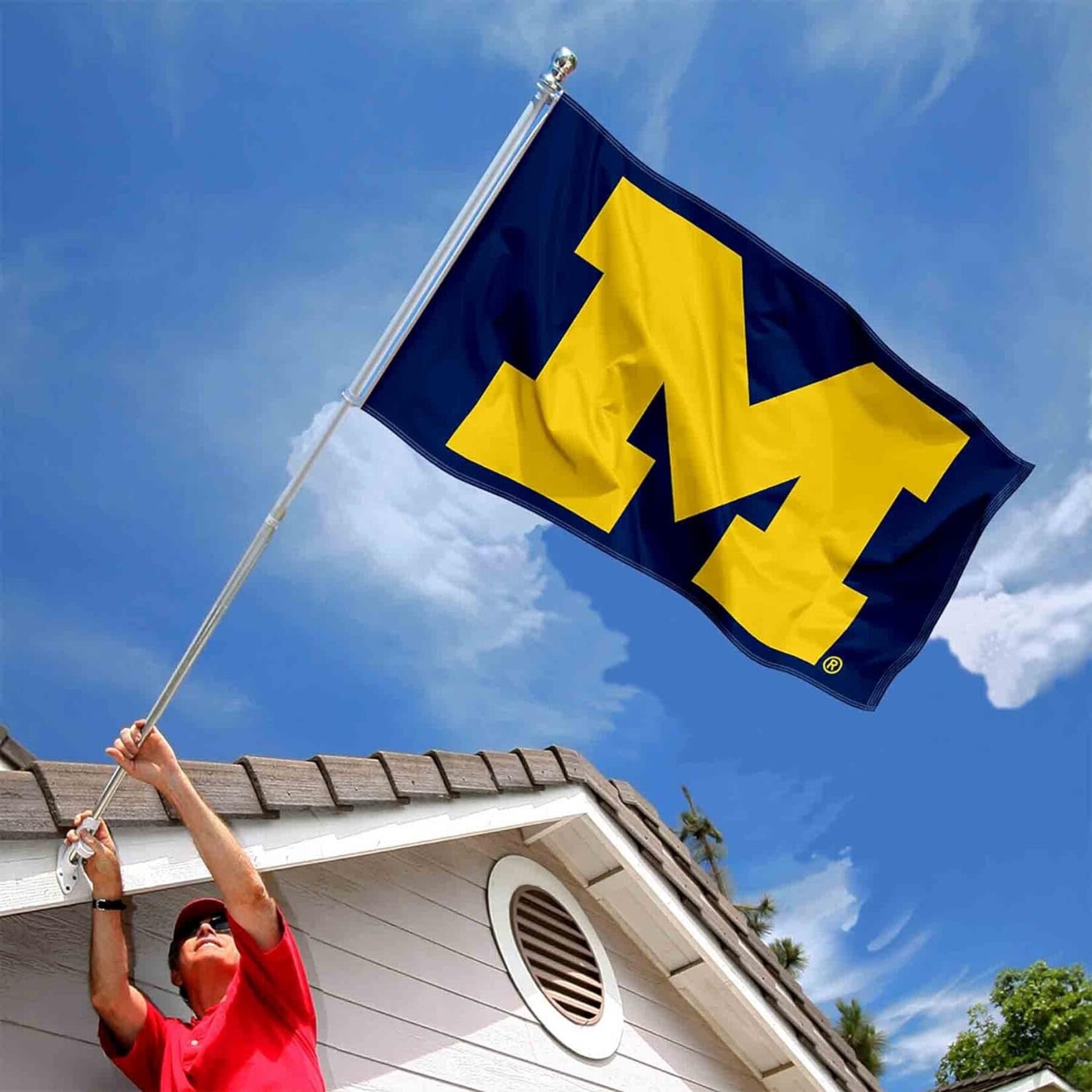 Sewing Concepts Michigan Wolverines University Large College Flag