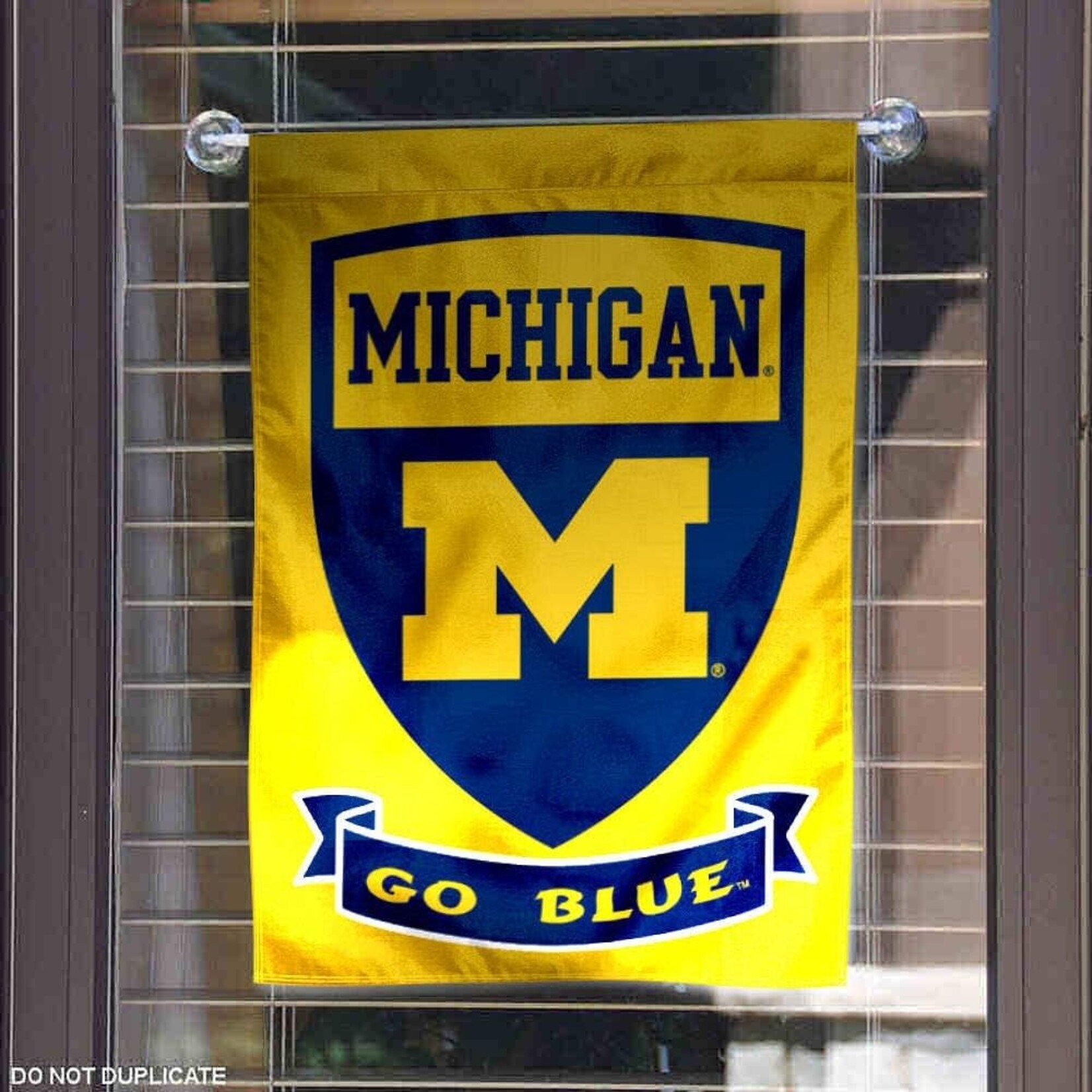 Sewing Concepts Michigan Wolverines Garden Flag 13'' x 18" Gold w/ Shield