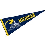 Sewing Concepts Michigan Wolverines Football Helmet Pennant 12'' x 30''