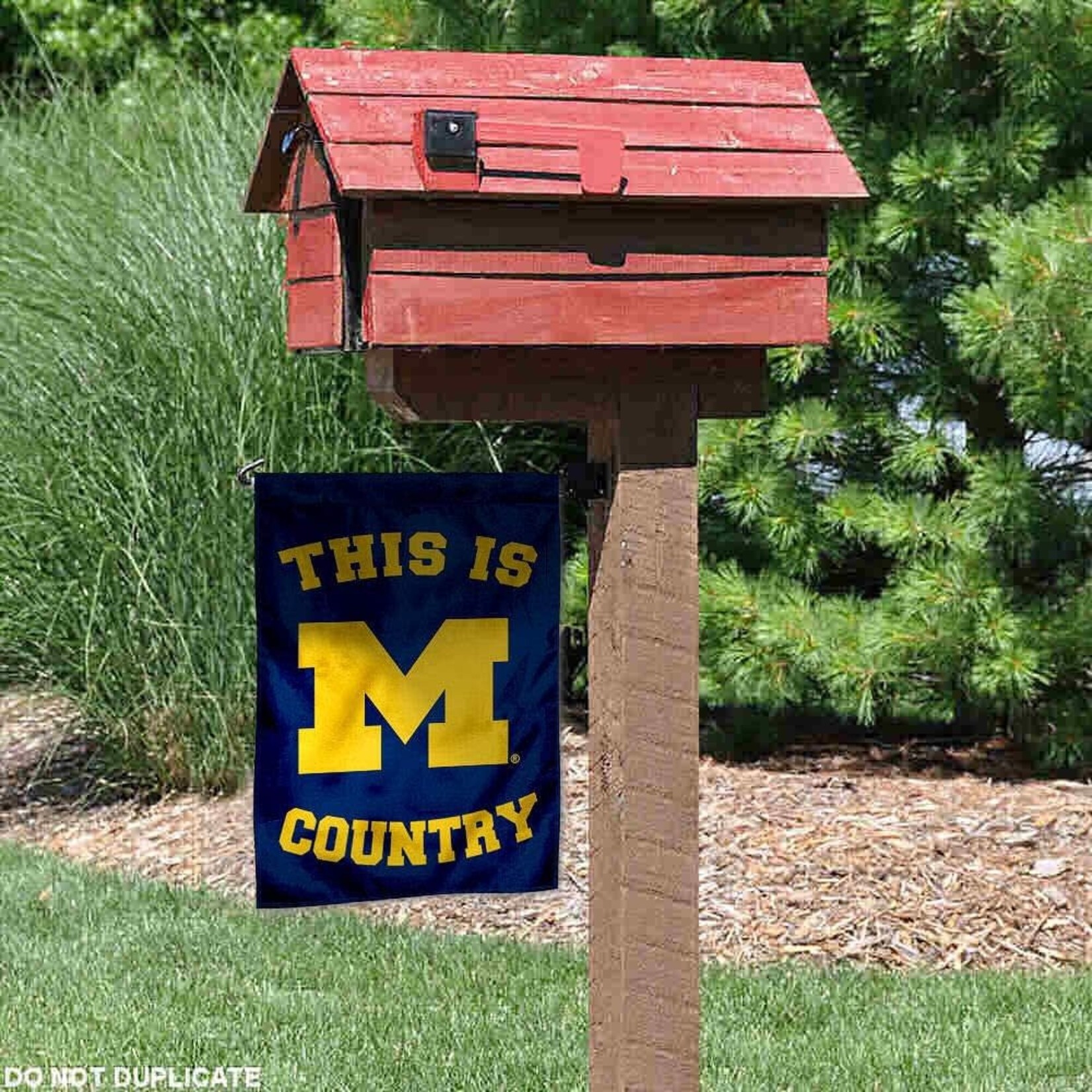 Sewing Concepts Michigan Wolverines Garden Flag 13'' x 18'' This is Wolverines Country