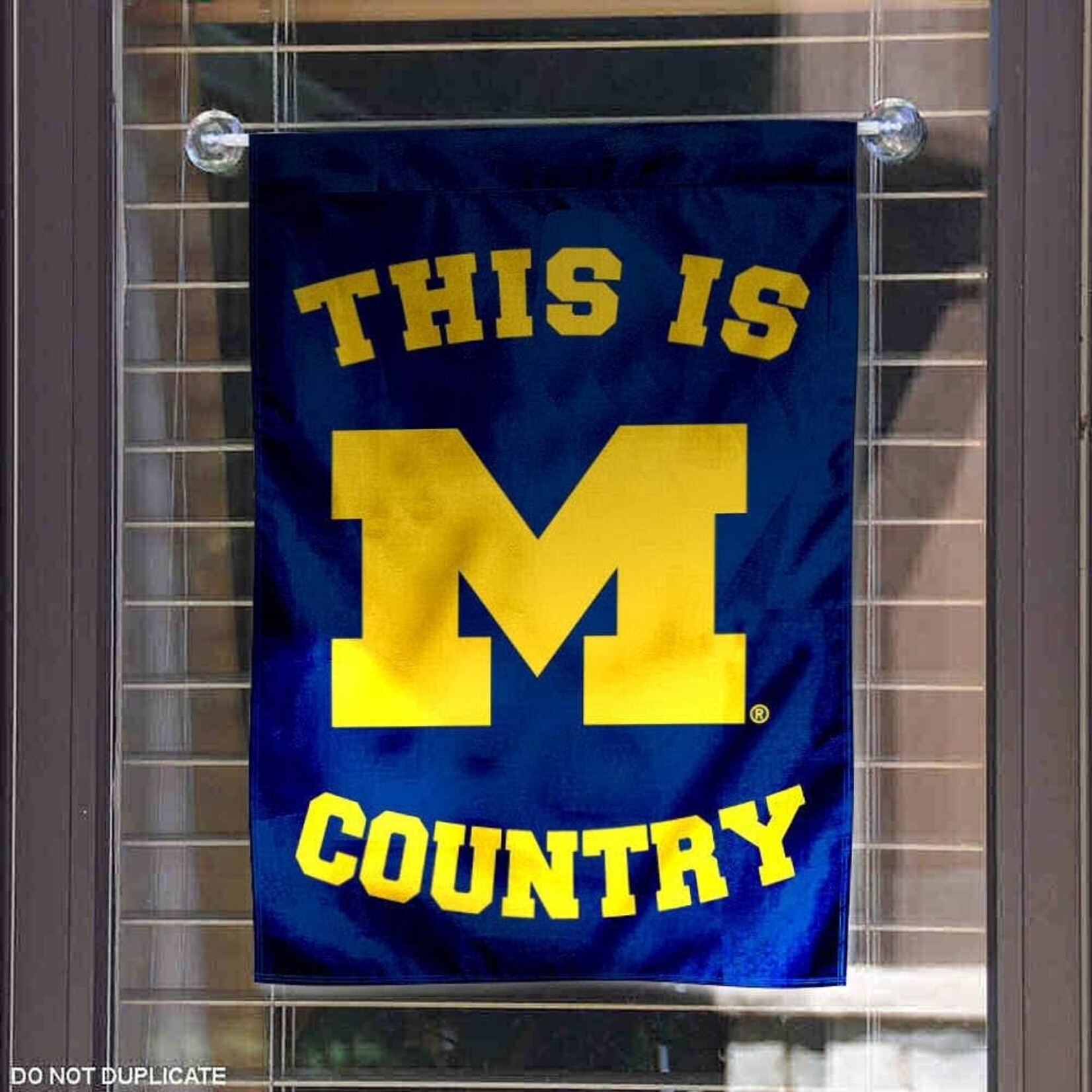 Sewing Concepts Michigan Wolverines Garden Flag 13'' x 18'' This is Wolverines Country