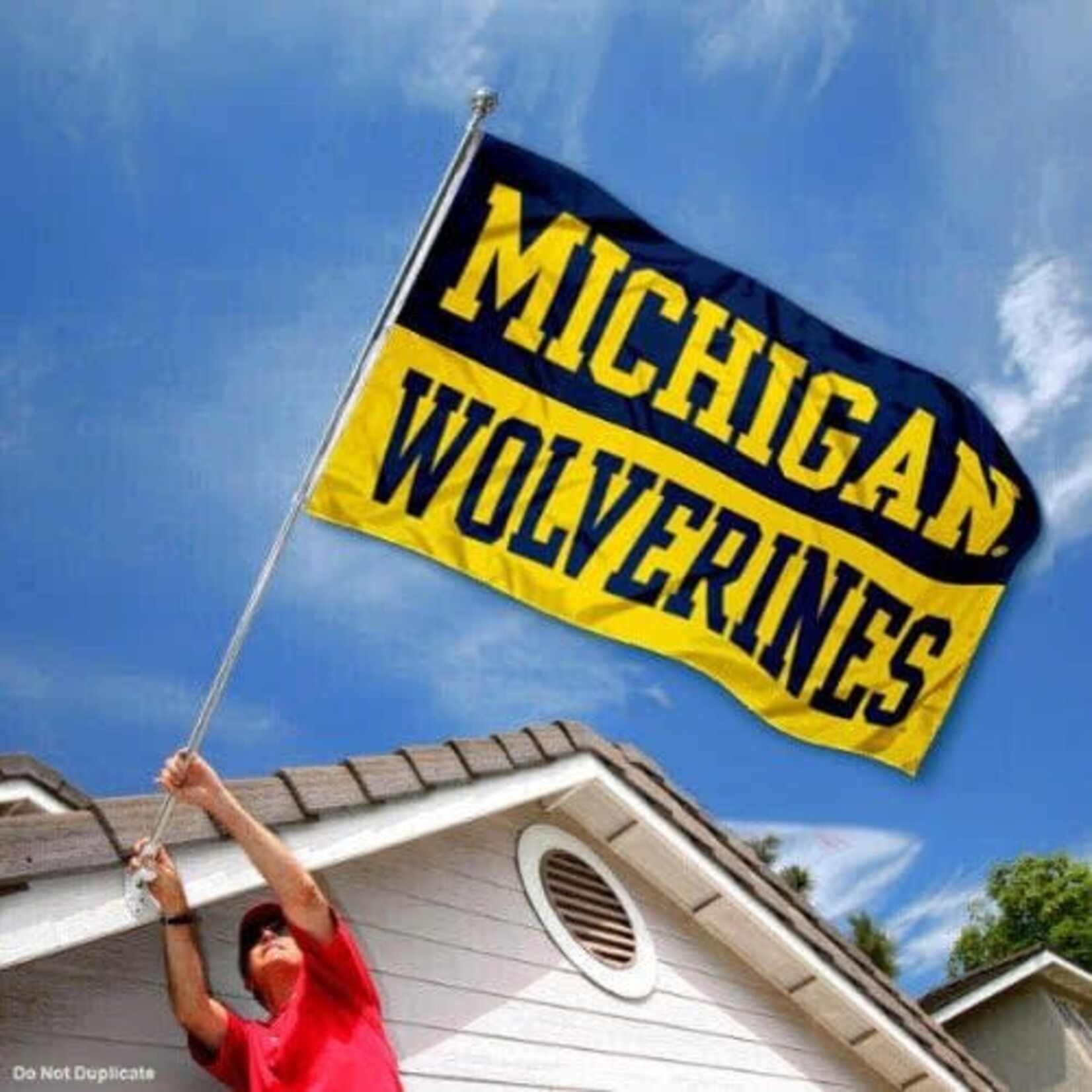 Sewing Concepts Michigan Wolverines Flag 3' x 5' Horizontal Michigan Wolverines