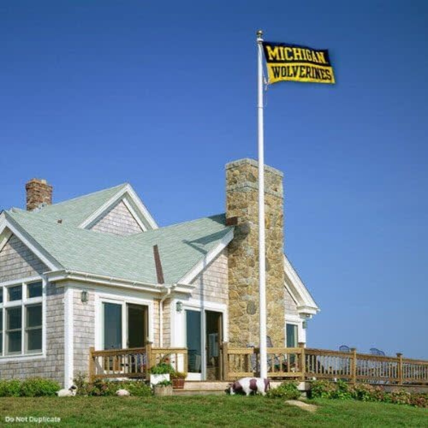 Sewing Concepts Michigan Wolverines Flag 3' x 5' Horizontal Michigan Wolverines